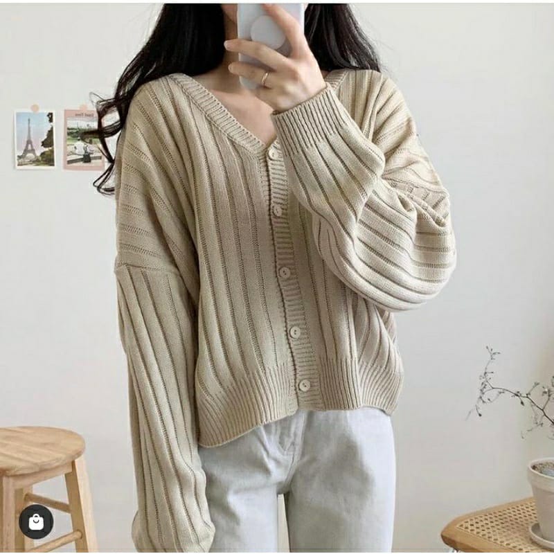 BEFAST - ZEC OOTD Wanita Cardigan MISYA / RJT Alin Cardi / Cardigan Keluaran Terbaru / Cardigan Polos / Cardigan Remaja / OOTD Wanita Remaja Hangout