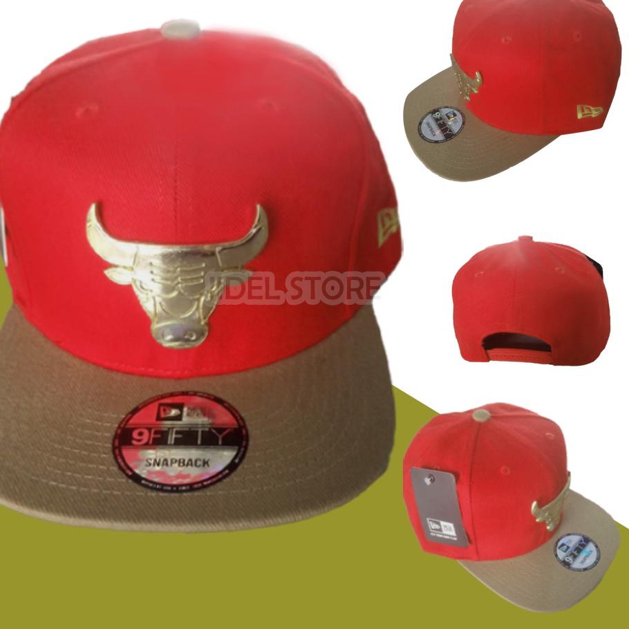 Terlaku Topi SNAPBACK Bulls Chicago Logo Pin Besi Original NBA  Era Premium Grade Original UNISEX Ne