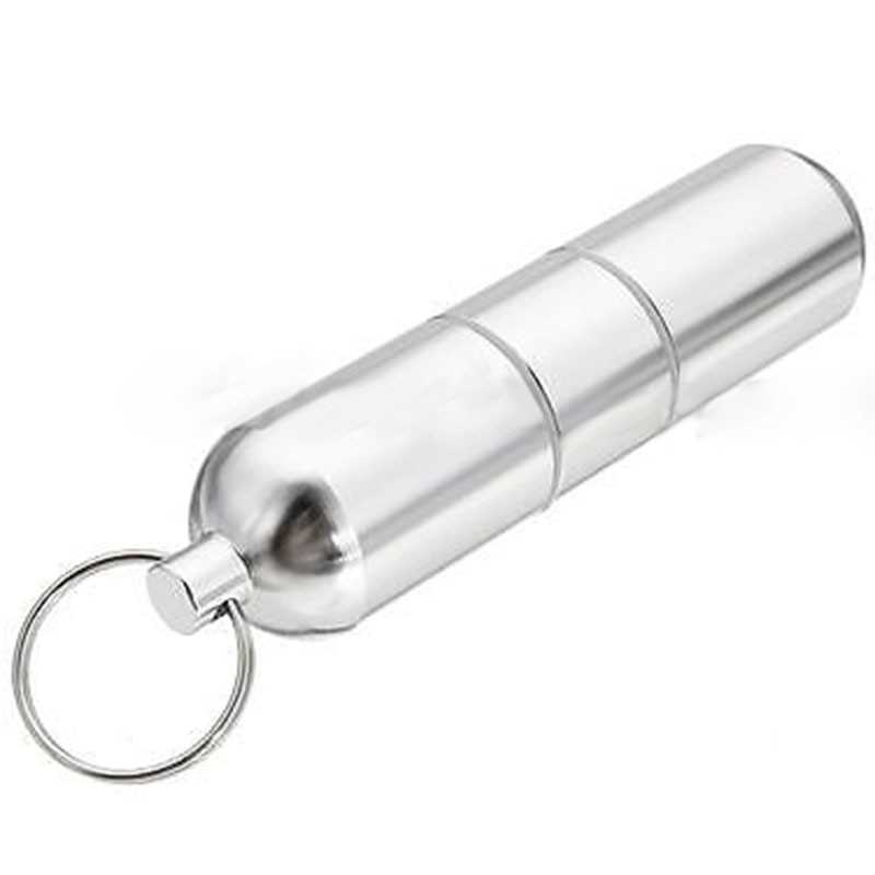 GIJ -Case Bungkus Rokok Cylinder Stainless Steel Cigarette Case