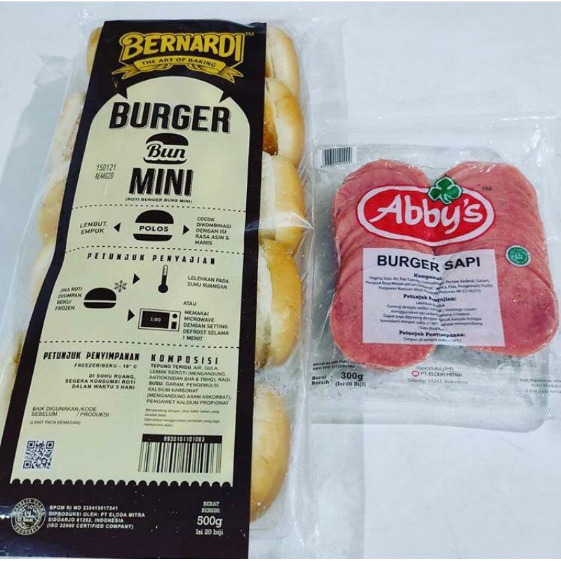 

Paket burger mini abbys