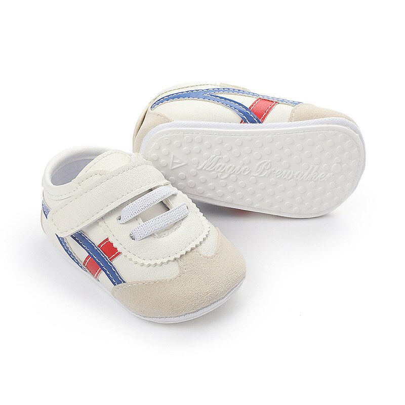 Sepatu Bayi Prewalker Laki Laki Perempuan Umur 0 - 12 Bulan Sepatu Sneakers Anak Bayi Laki Laki Perempuan Baby Prewaker Shoes Cowok Cewek Murah Umur 0 - 14 Bulan, umur 1 Tahun 0 - 6 Bulan Biru Merah AK 06