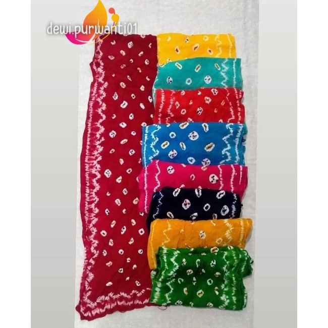 Angkin lembaran/Kain jumputan(Asli jumputan)