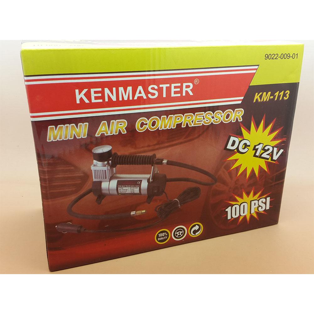 KM-113 KENMASTER Pompa Ban Mini / Mini Air Compressor 12 Volt DC