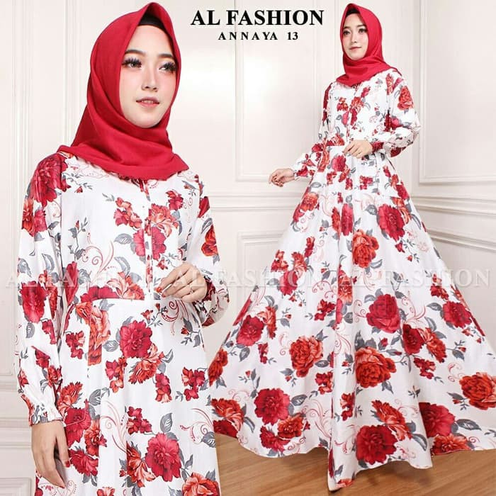121672 GAMIS KATUN JEPANG ANAYA 13 (PUTIH)