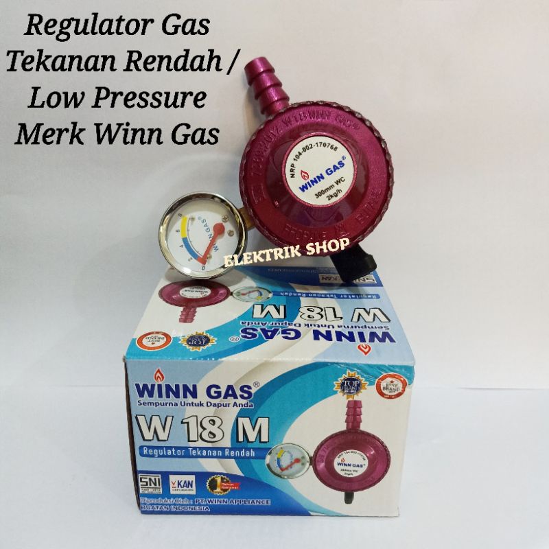 REGULAR WINN GAS TEKANAN RENDAH BERKUALITAS / REGULATOR GAS LOW PRESSURE