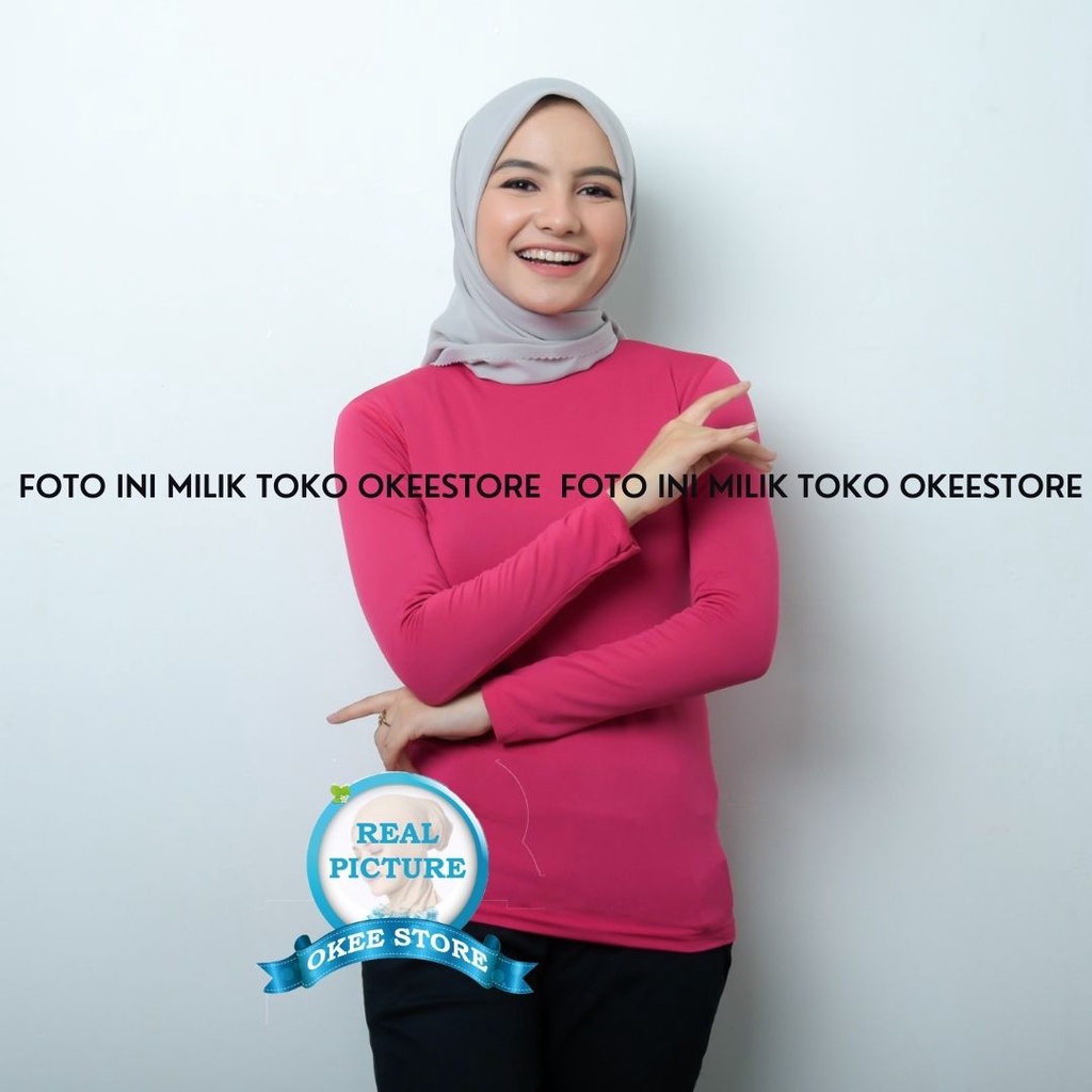 BAJU MANSET SPANDEK ALL SIZE / BAJU MANSET BAHAN SPANDEK ALL SIZE / MANSET SPANDEK / DALAMAN BAJU POLOS / MANSET SPANDEK ALL SIZE