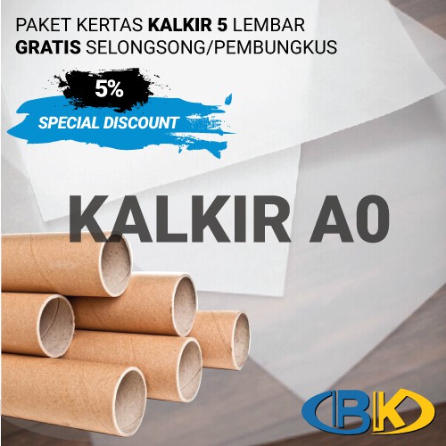 

PROMO MURAH KERTAS KALKIR 5 LEMBAR A0