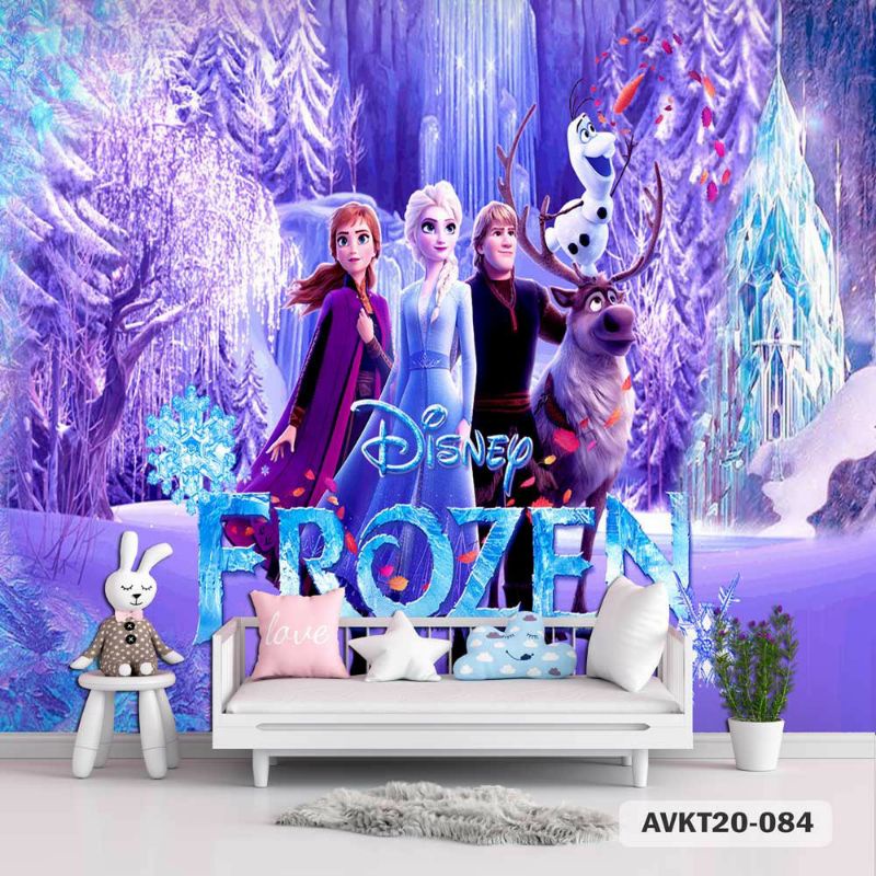Wallpaper Frozen / Wallpaper Dinding 3d / Wallpaper Frozen 3d / Wallpaper anak / wallpaper dinding /