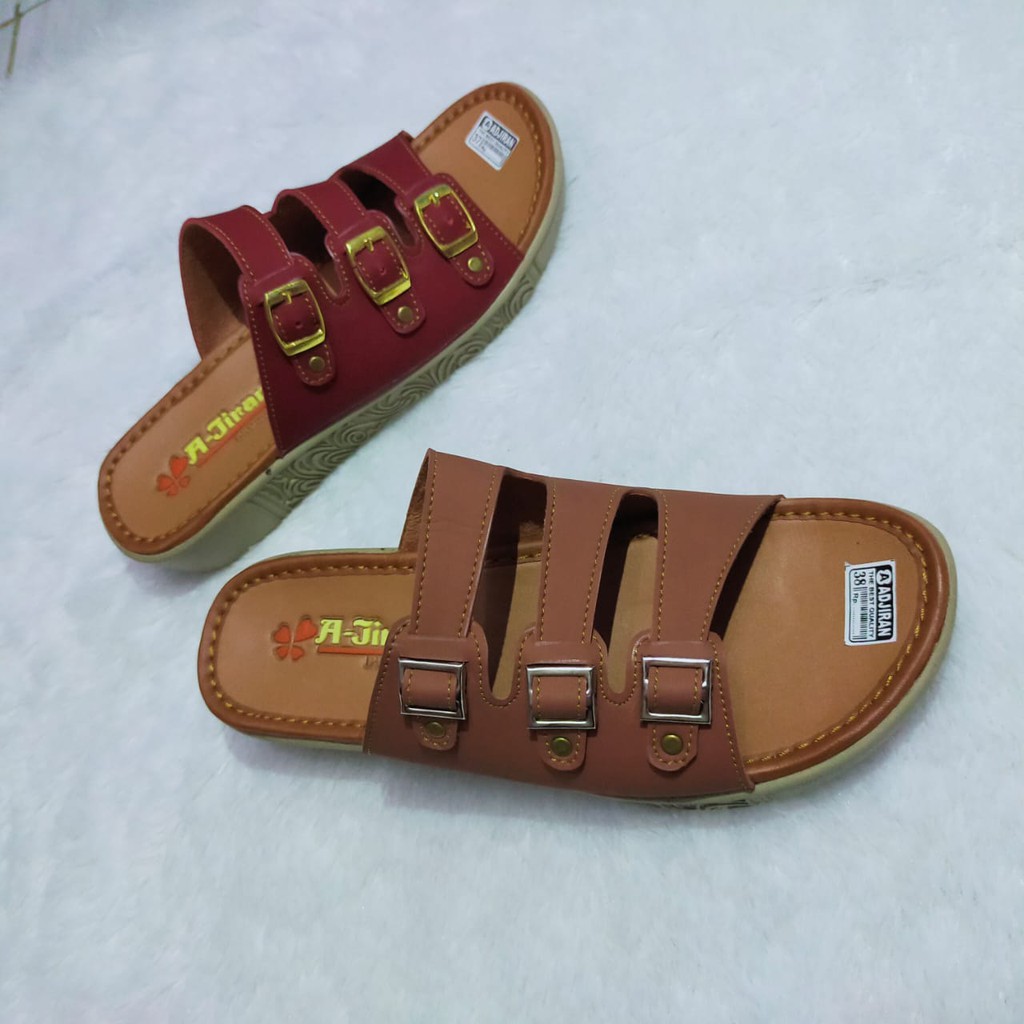 Sandal Wanita model ban 3 trendy /rizkiana_olshop