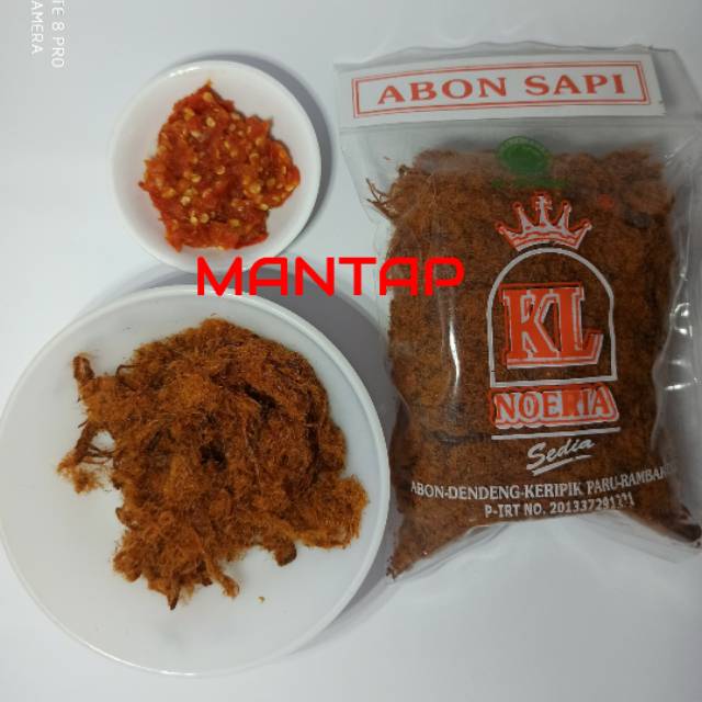 

Abon sapi kualitas nomor 1 rasa manis serat kasar 250gr