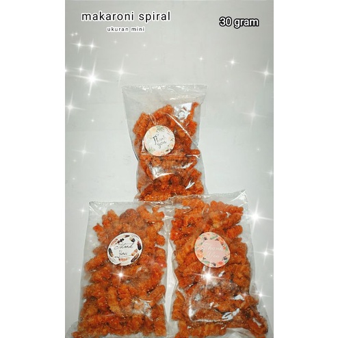 

makaroni spiral pedas gurih dan lezat 35 gram