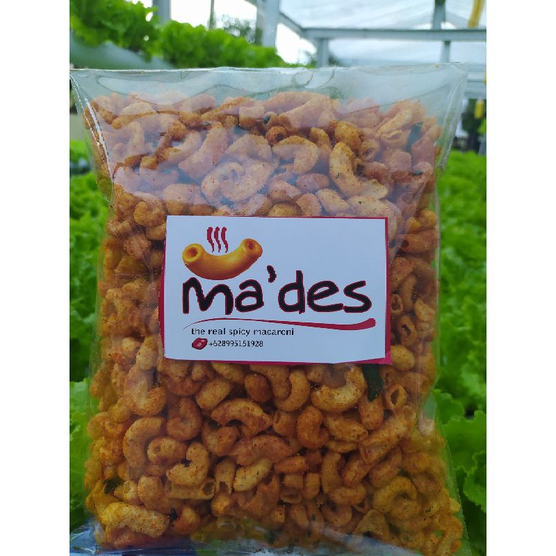 

Makaroni Ma'Des Pedas Daun Jeruk (500 gram)