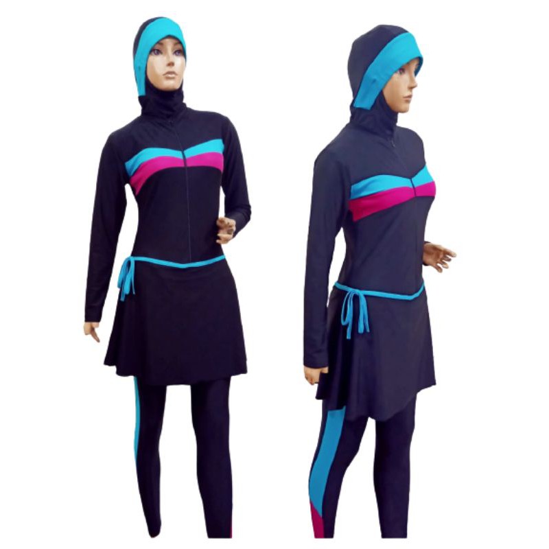 Baju renang / diving / swimsuit slim muslimah kualitas premium Shopee