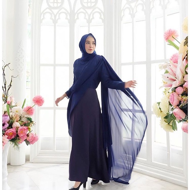 Mumbai Dress Navy Abinaya