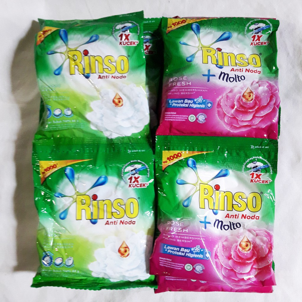 RINSO SACHET BUBUK RENCENG 38 GR