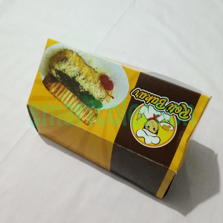 

TERMURAH !!! Dus Kemasan Roti Bakar / Kardus Roti Bakar Uk. 19.5 x 8.5 x 6.8 / Isi 100 pcs