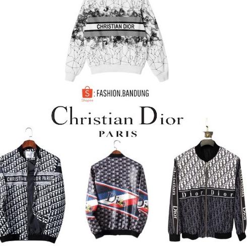 Oke Price.. JAKET BOMBER PRIA BRANDED DIOR PREMIUM