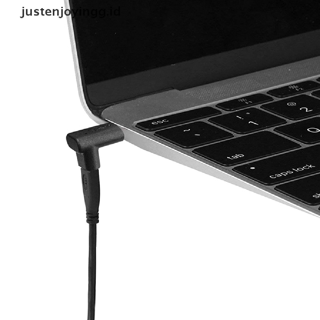 // justenjoyingg.id // Right angle usb 3.1 type c to type c male female usb-c converter adapter ~