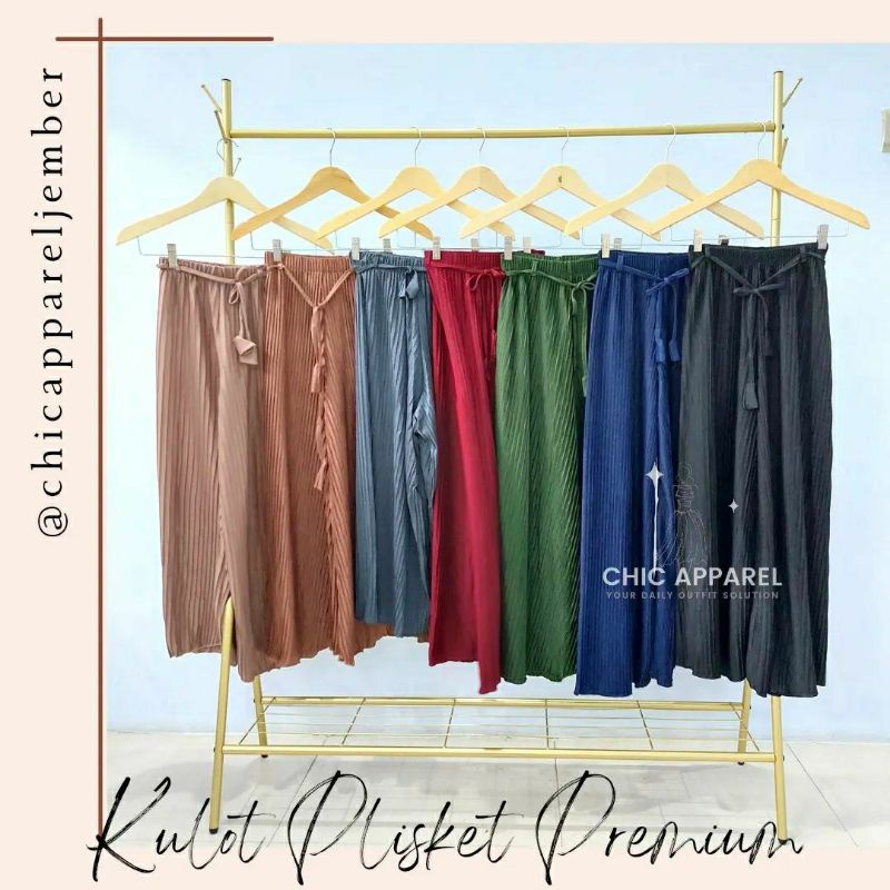 CELANA KULOT PLISKET / KULOT PLISKET PREMIUM / CELANA PLISKET (JEMBER)