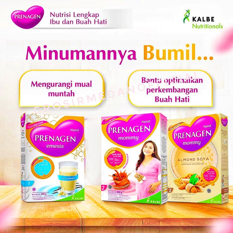 SUSU PRENAGEN UNTUK IBU HAMIL, MENYUSUI, DAN PERENCANAAN KEHAMILAN - ESENSIS, EMESIS, MOMMY, LACTA, ALMOND SOYA