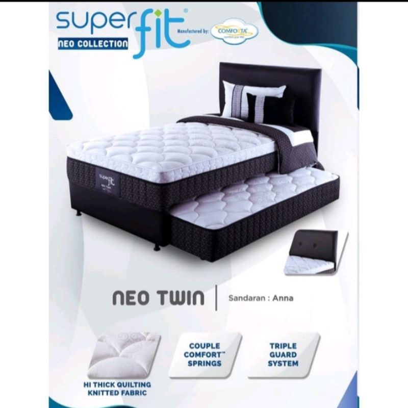 Springbed SuperFit Comforta Neo Twin 2 In 1 Uk 100 / 120