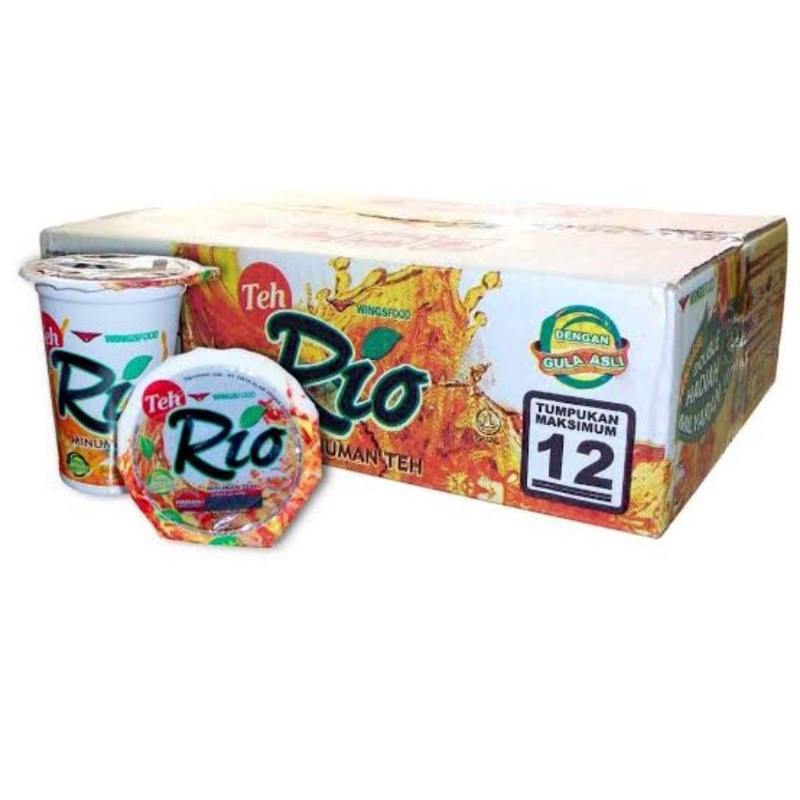 

Teh Rio Rasa gula batu 1 dus isi 24 pcs @180ml