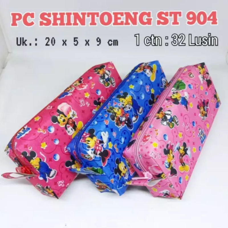 

KOTAK PENSIL / TEMPAT PENSIL / PENCIL CASE SHINTOENG MOTIF MICKEY MOUSE ST904