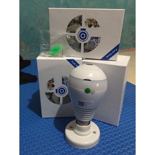 CCTV BOHLAM LAMPU IP CAMERA V380 CCTV LAMPU WIFI WIRELESS MURAH CCTV IP PANORAMIC V380 COD
