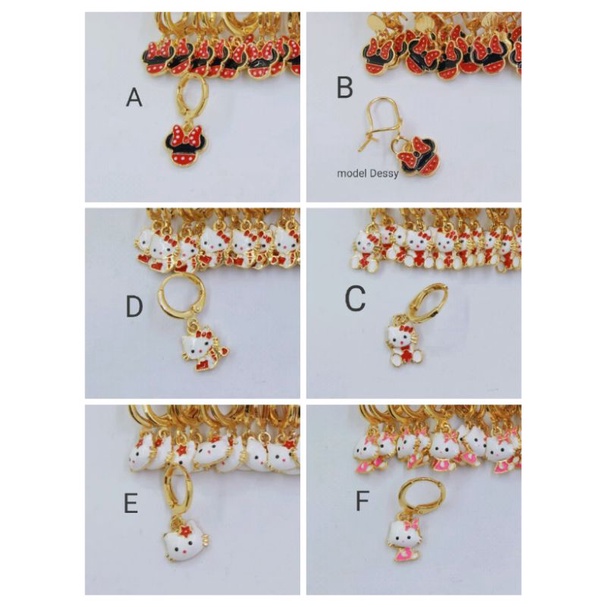 Dsdr001. Anting anak anak xuping lapis emas