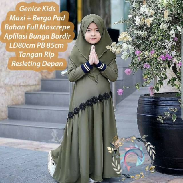 Gamis anak 2020 KC GENICE KIDS