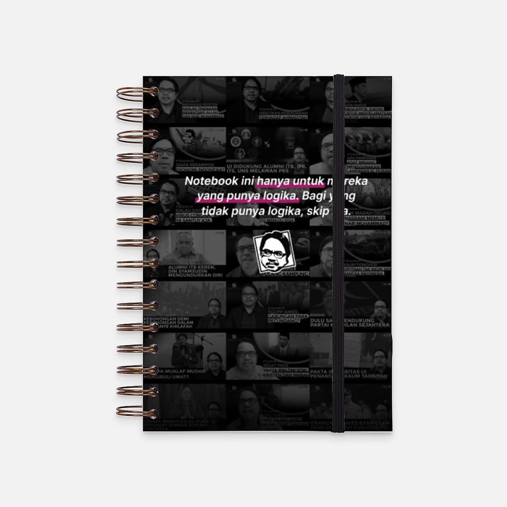 

Hard Cover Notebook Logika Ade Armando "Disclaimer