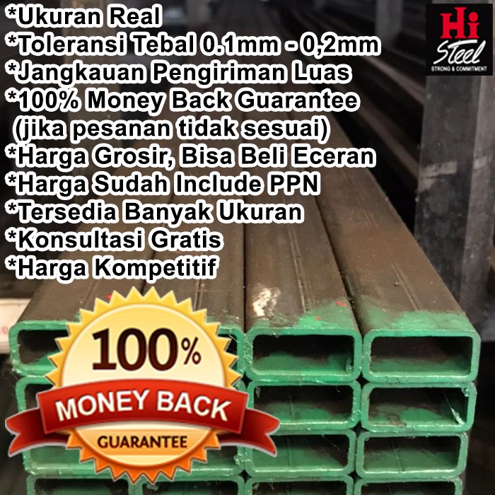 Besi Hollow 20 X 40 X 1.40mm X 6m