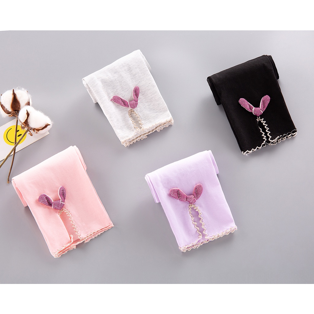 legging bayi/ anak perempuan/cewek polos elastistas & bernapas impor 3 bln - 2thn-1