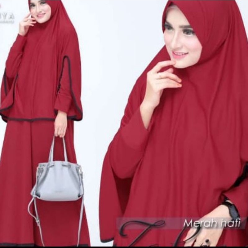 Gamis terbaru plus jilbab nya#gamis syari#bigsale