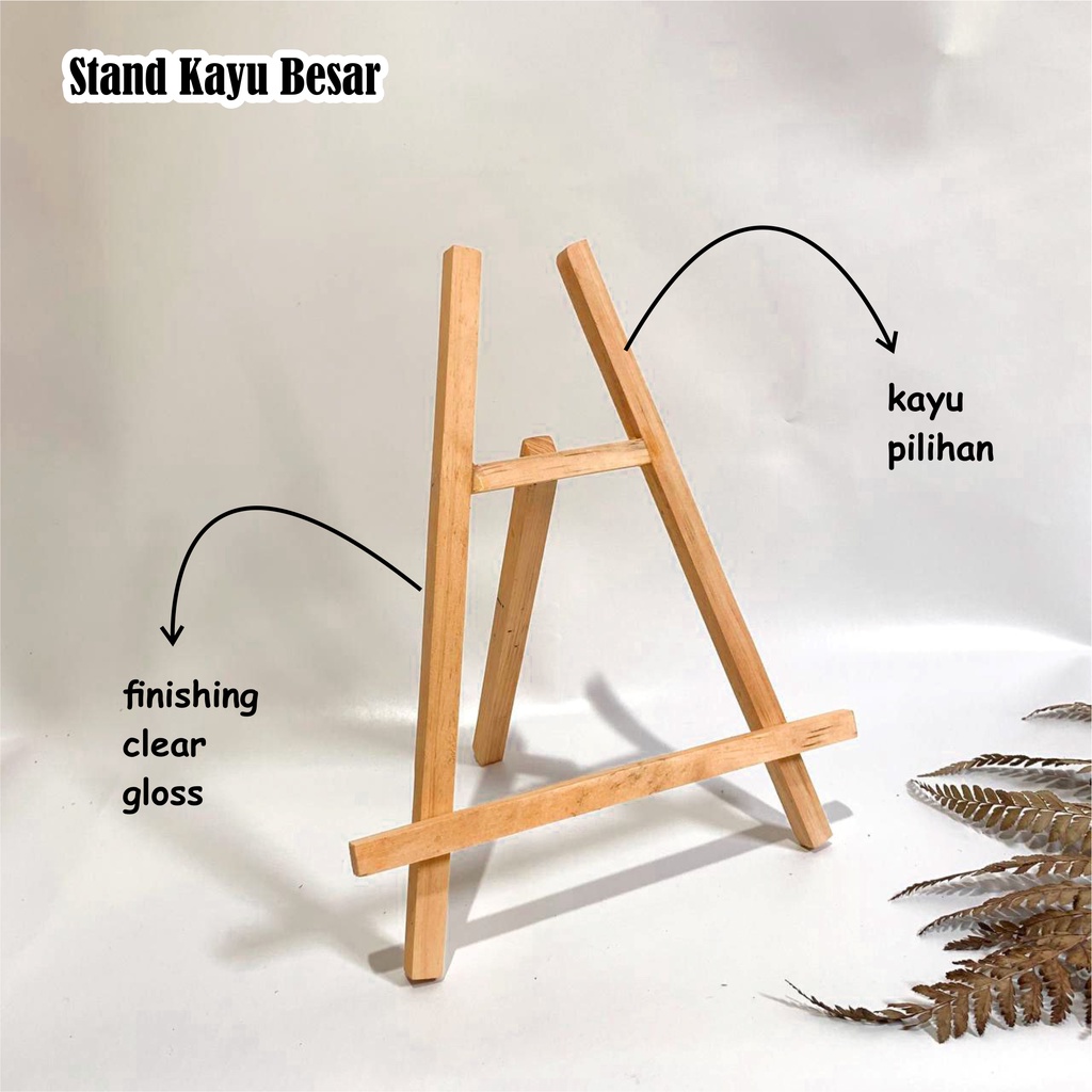 

Easel Kayu Penyangga Canvas 35x40 cm