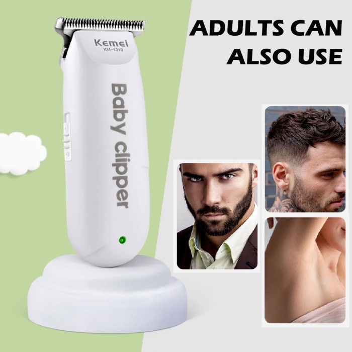 Kemei KM-1319 / KM-1318 Alat Cukur Rambut Bayi Baby Clipper Shaver Trimmer