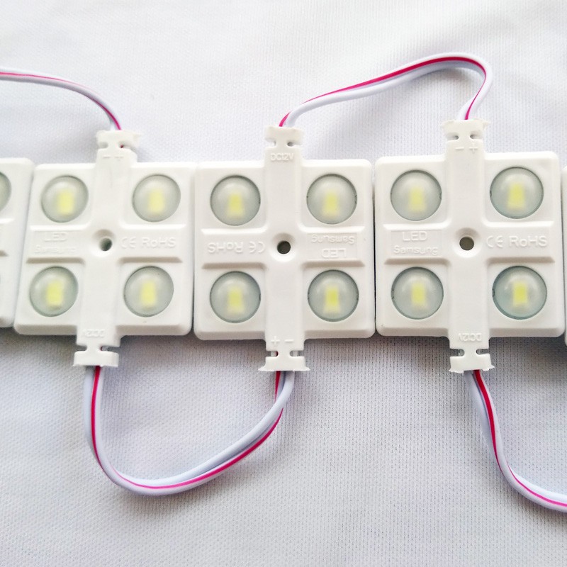 LED MODUL 12V 4 MATA 2X2 5630 LAMPU MODULE LED 12V