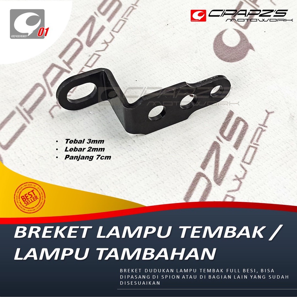 BREKET LAMPU TEMBAK / BREKET LAMPU TAMBAHAN