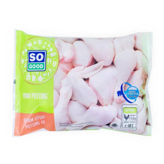 GRATIS ONGKIR Sogood Ayam Potong Utung 10 Potong So Good Ayam Potong Utuh Ayam Segar Ayam Beku Fresh