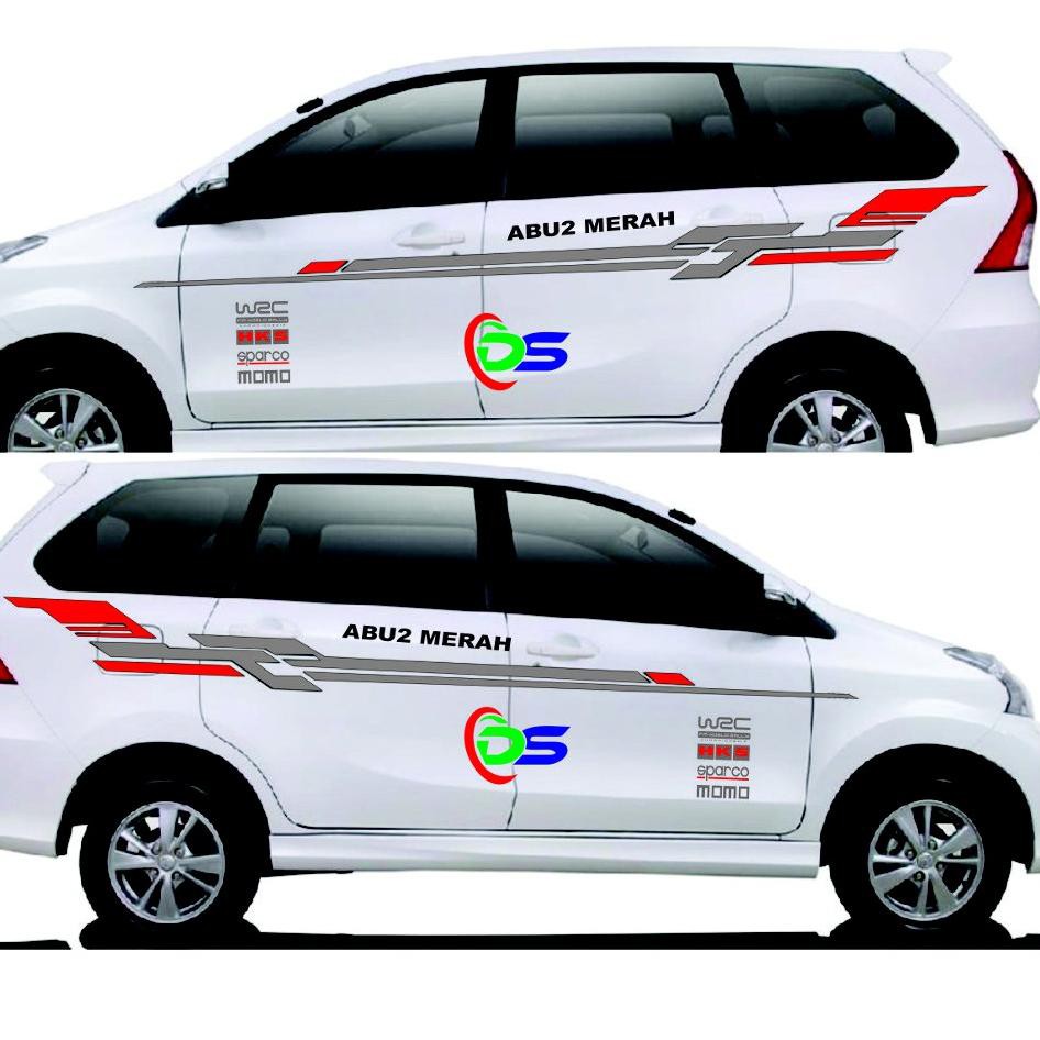 PROMO STIKER MOBIL AVANZA CUTTING STIKER AVANZA STRIPING AVANZA KODE 4907 Shopee Indonesia