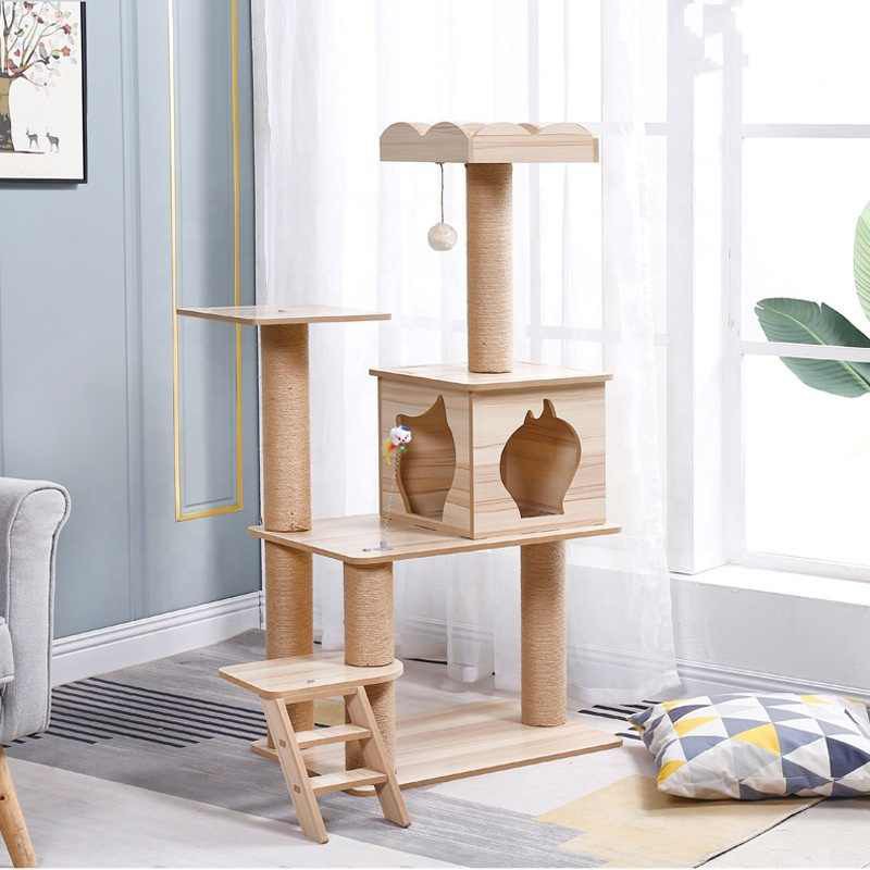 Jual Cat Tree Kandang Kucing Mainan Kucing Dan Garukan Kucing Shopee