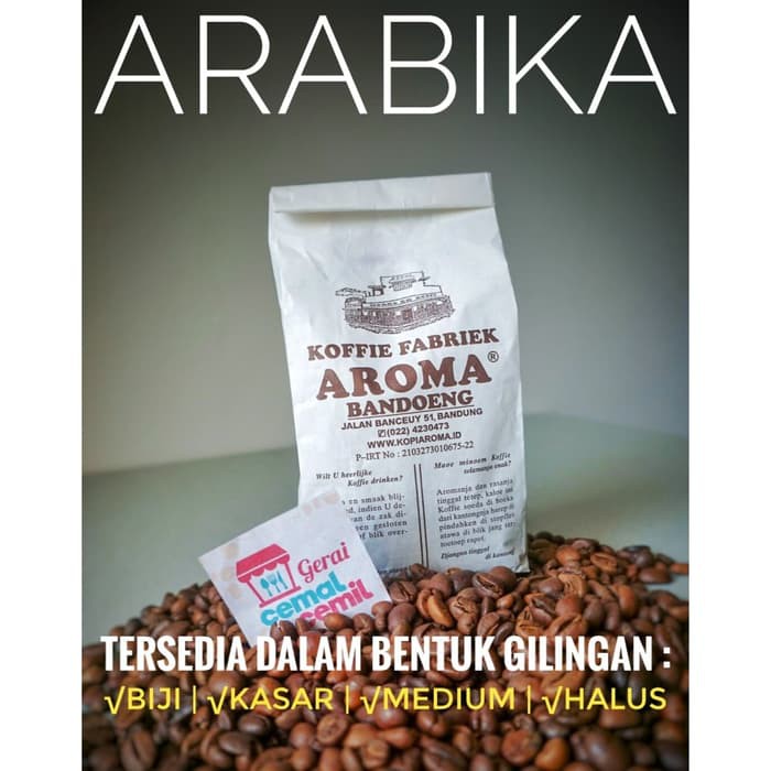 

kopi coffee AROMA Bandung ARABIKA