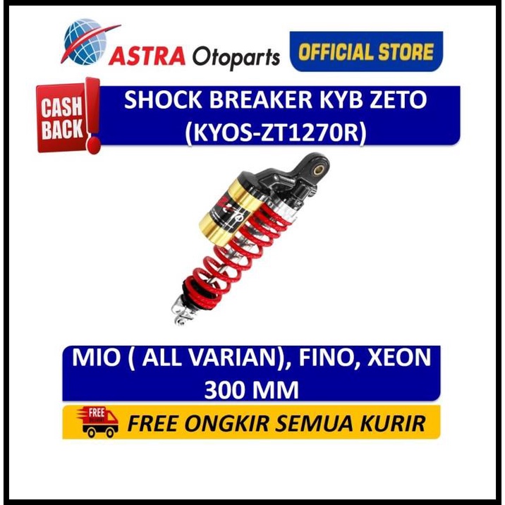 Shockbreaker Motor Kyb Zeto Tabung Subtank Mio Fino Xeon