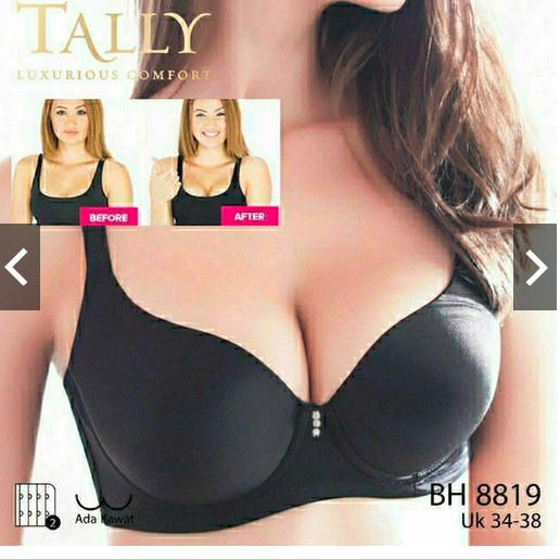 TALLY 8819 BRA Push Up Busa Tebal Berkawat BH Underwear