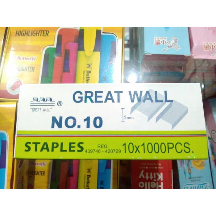 great wall isi staples no 10 great wall isi staples no 10 refill