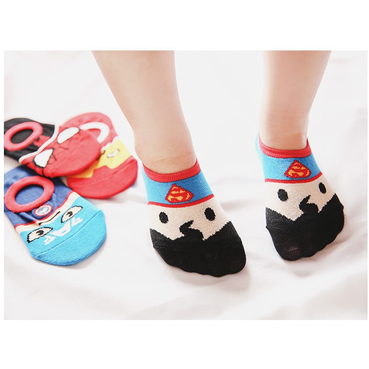 (1 pcs) Kaos Kaki anak motif superhero tebal import untuk anak 1-7 tahun SC1901 SC1902 SC1903