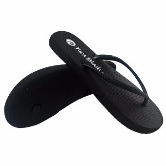 ANDO OFFICIAL - Sendal Jepit Wanita / Sandal Jepit Ando Nice in Full Black