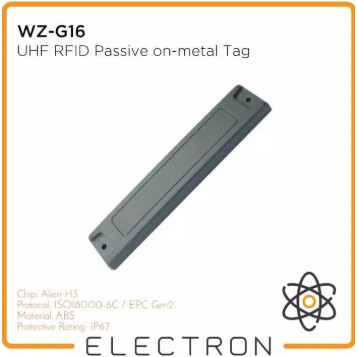 UHF RFID Passive on-metal Tag Screw Holes &amp; Adhesive