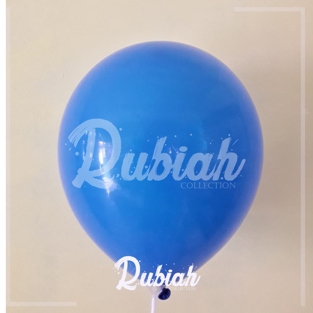 Balon Latek Biru Tua