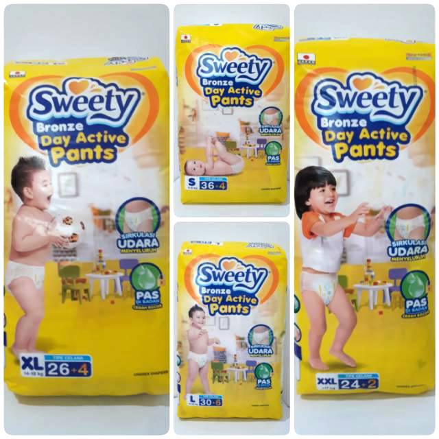 Sweety Bronze Day Active Pants S36/L30/XL26/XXL24 | Shopee